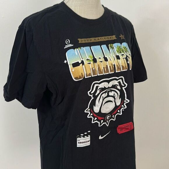 Nike Georgia Bulldogs College Football Playoff 2022 National Champions Local T-S - Picture 2 of 8